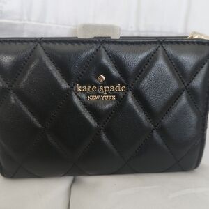 Kate Spade Black Quilted Wallet